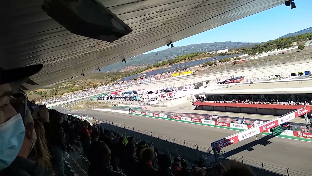 Portimão Algarve MotoGP November 2021 first lap