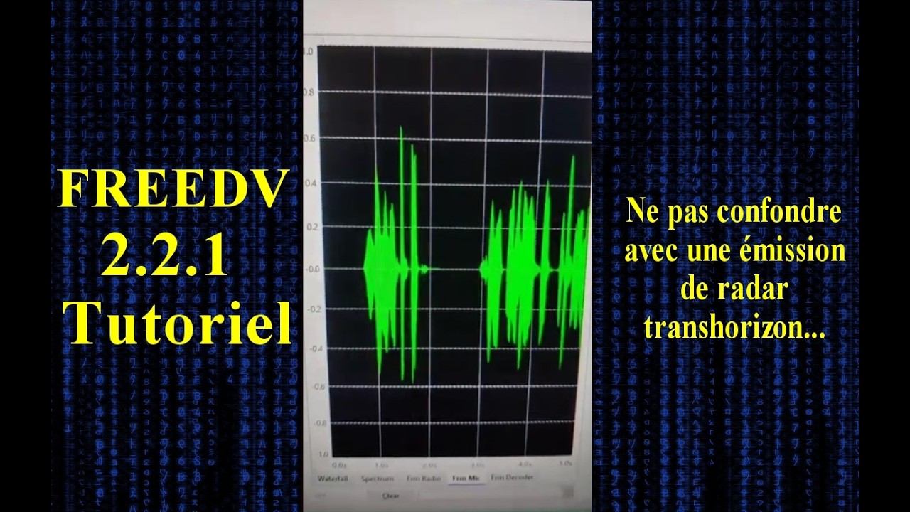 FreeDV - Free Digital Voice sur les bandes radioamateur - Tutoriel / Configuration simplissime  😎