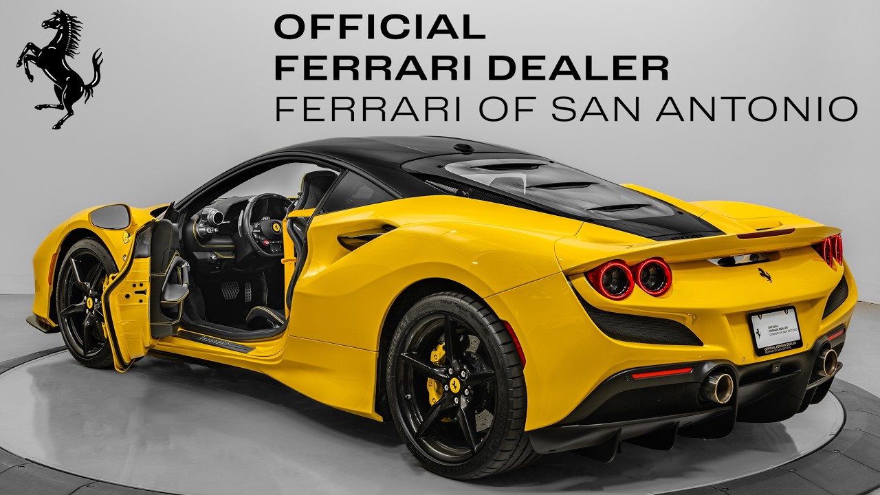 Ferrari F8 Tributo Sound, Interior and Exterior Walkaround - Giallo Modena