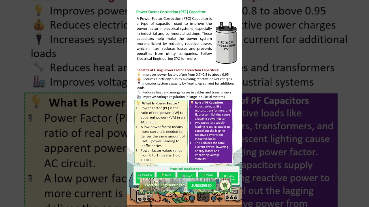 Power Factor Correction Capacitors
