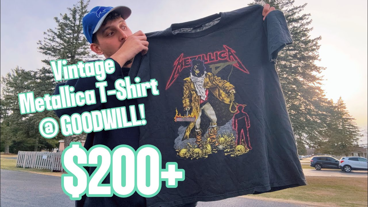 БЕЗУМНЫЙ день экономии! Редкая футболка Metallica и куртка Arc’teryx найдены в Goodwill!