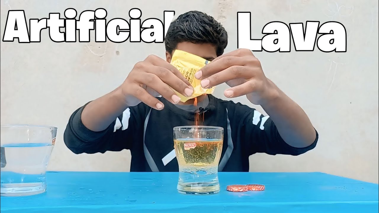 How To Make Artificial Lava | We Made Artificial Lava at Home