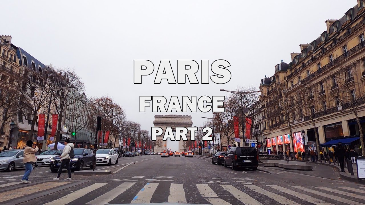 Paris, France - Driving Tour 4K [Part 2]