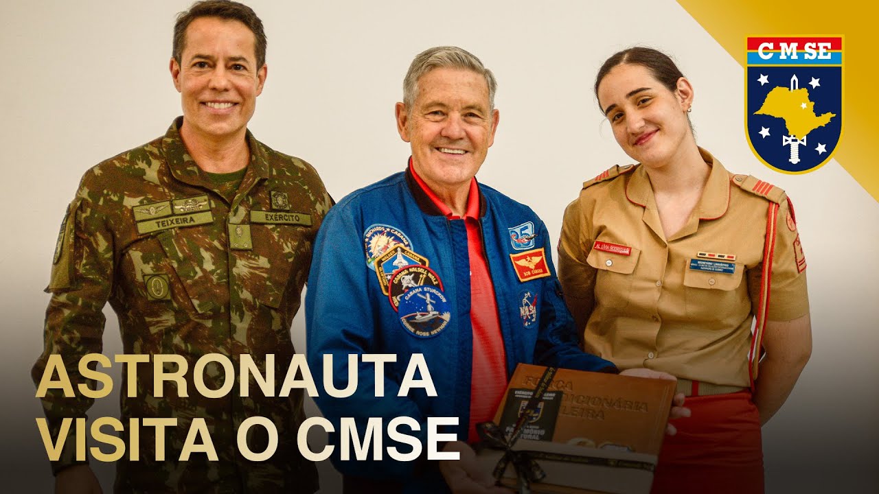 Astronauta fala sobre exploração espacial, ciência e tecnologia no CMSE