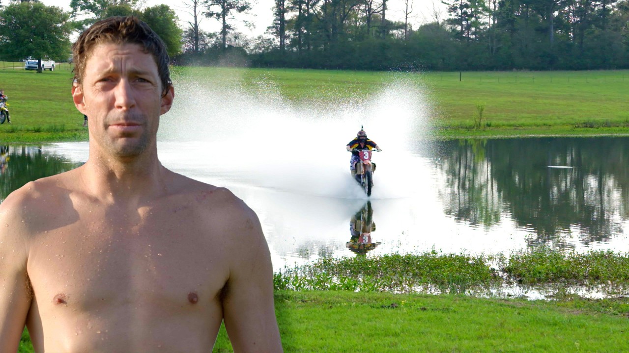 We rode bikes across Water...