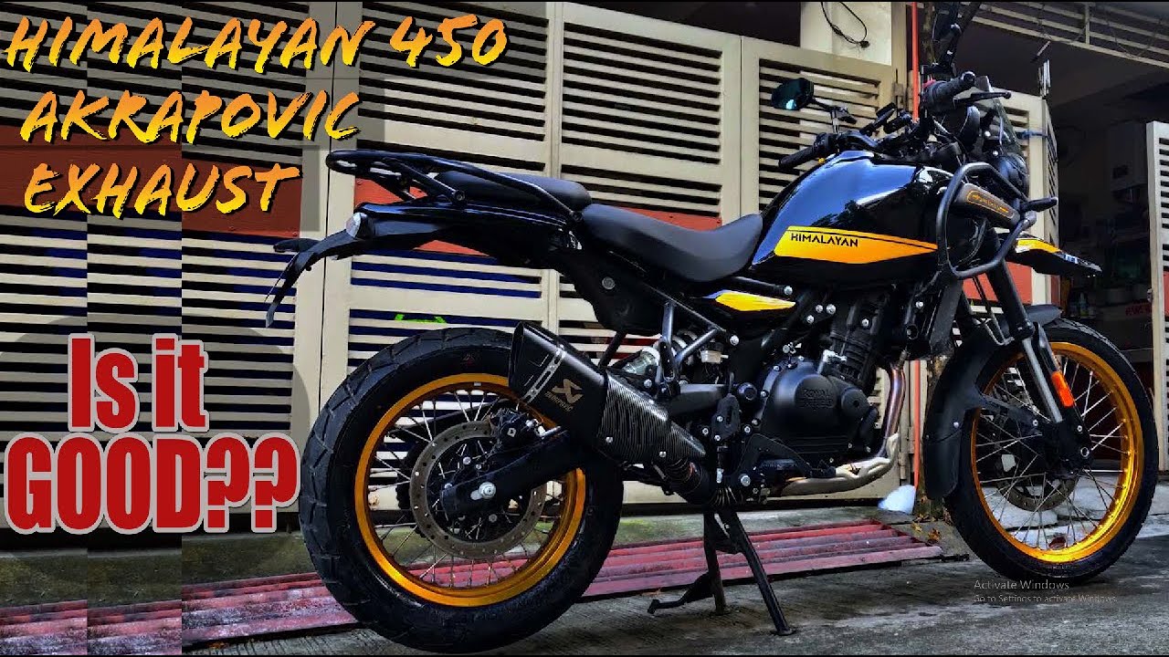 HIMALAYAN 450 PH | AKRAPOVIC Exhaust Modification