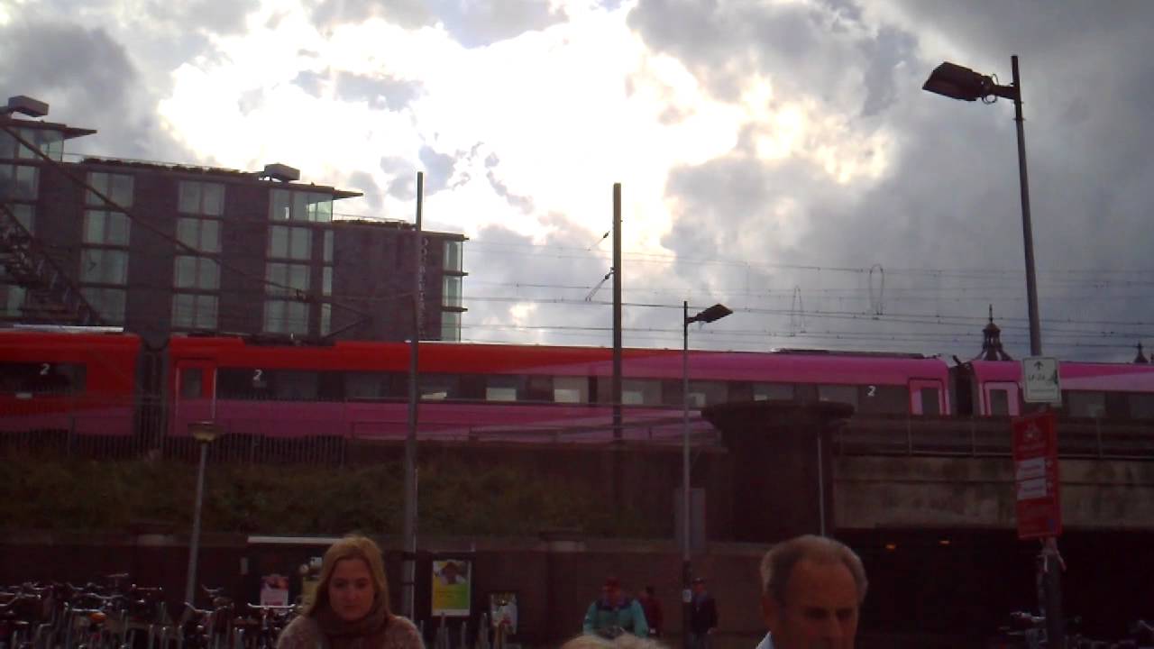 NS HighSpeed Fyra V250 Train arrival at Station Amsterdam Central