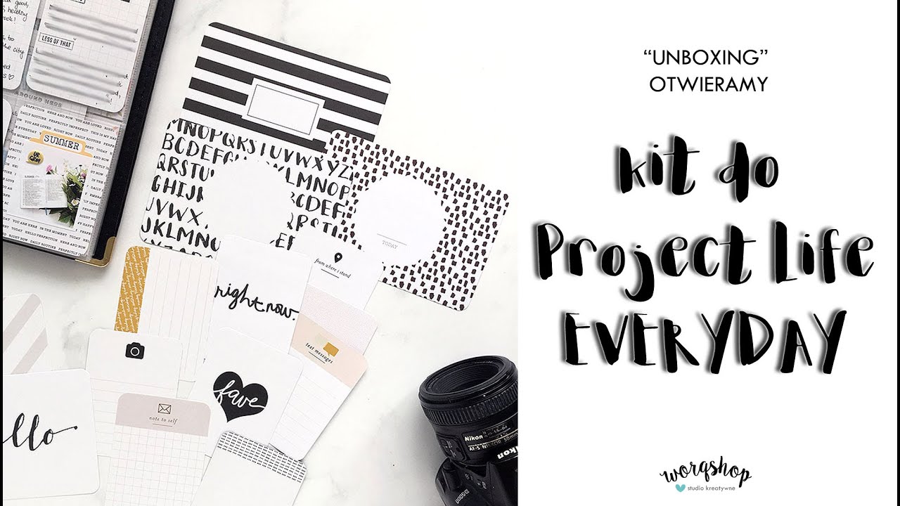 💛 PROJECT LIFE 💛 - core kit EVERYDAY - karty do pocket scrapbookingu || worqshop