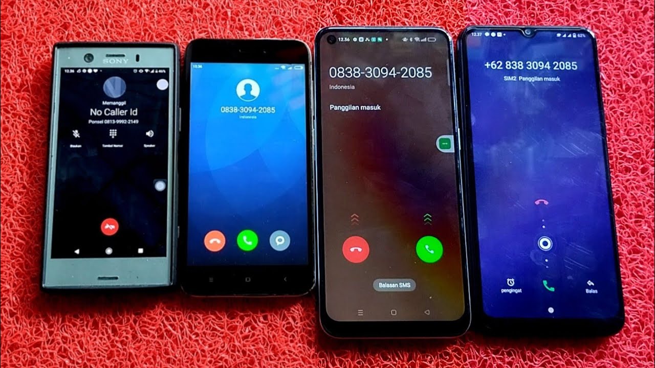 REDMI 5A VS OPPO A53 VS VIVO Y12s incoming call SONY XZ1c out going call