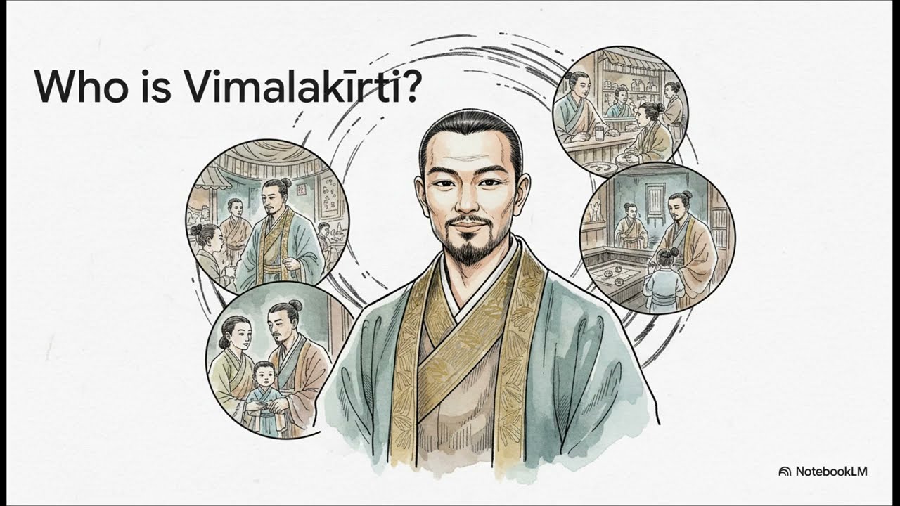The Vimalakīrti Sūtra (維摩詰所說經) &mdash; The Teaching of the Lay Bodhisattva in 8 Minutes