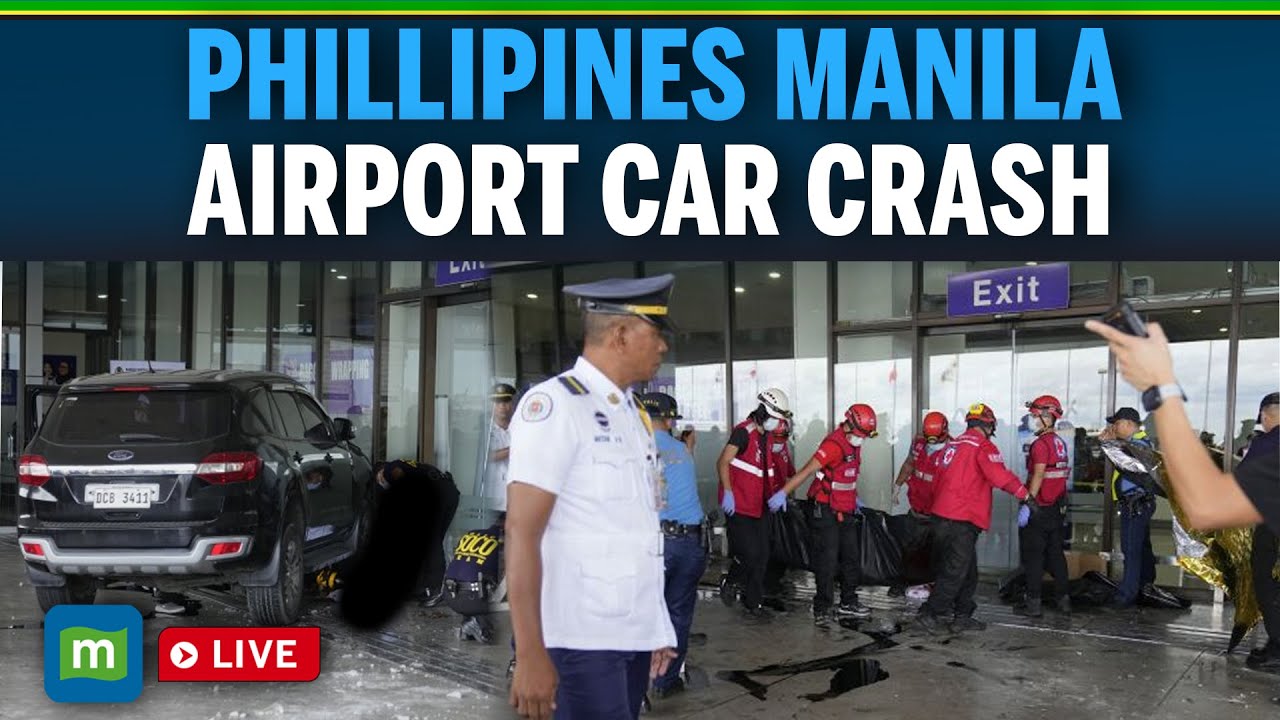 Philippines Car Crash LIVE | SUV Crashes Near NAIA Terminal 1 Departure Area