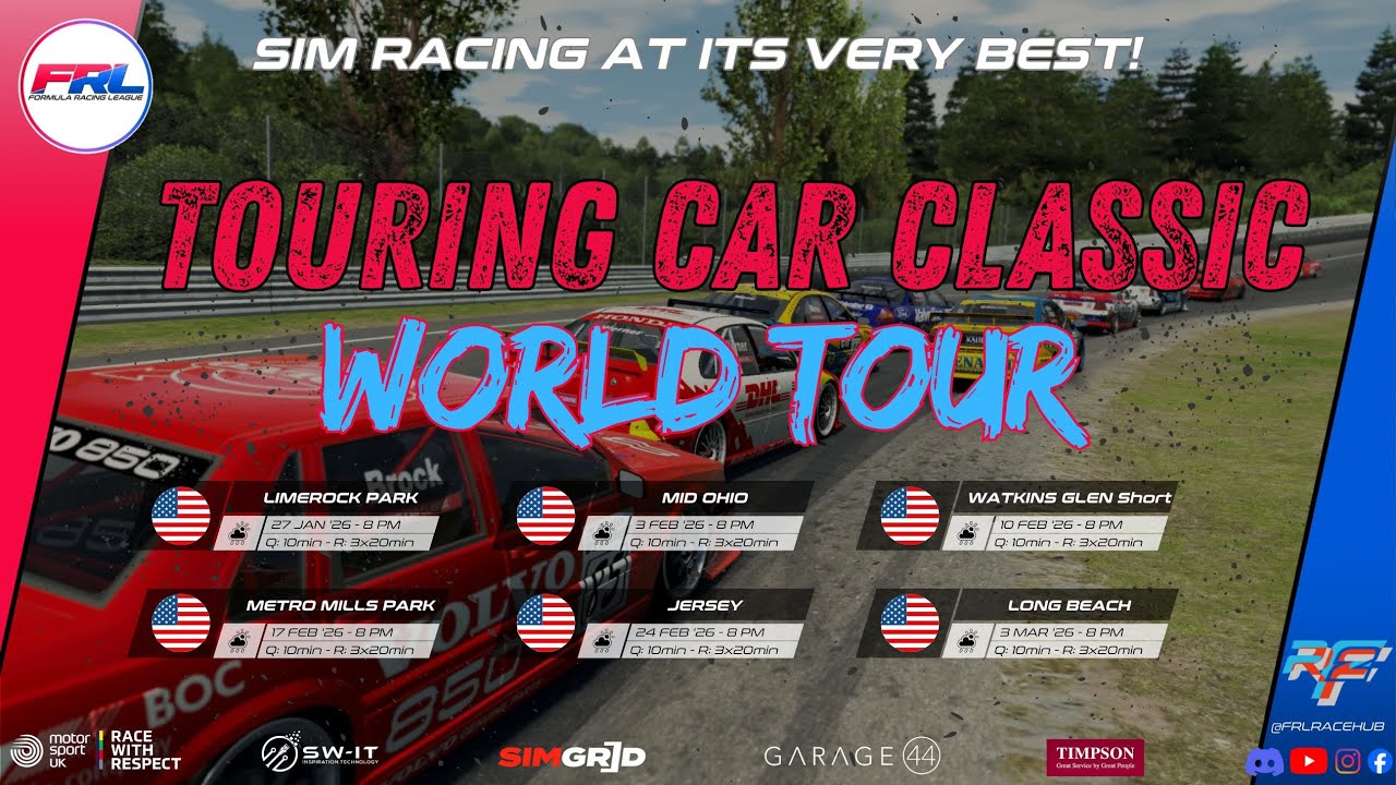 FRL • RF2 • Touring Car Classic • World Tour • USA • Round 2: Very very mid OHIO