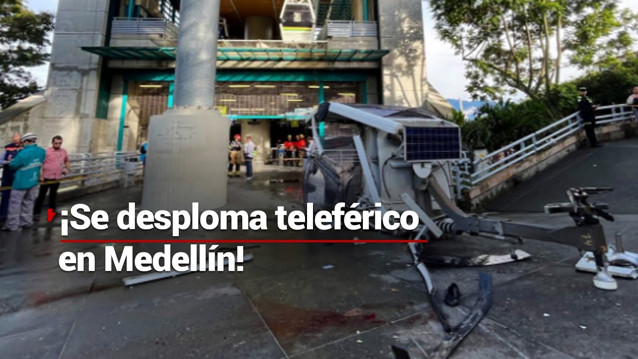 ¡FATAL ACCIDENTE EN COLOMBIA! Se desploma teleférico con 10 pasajeros a bordo