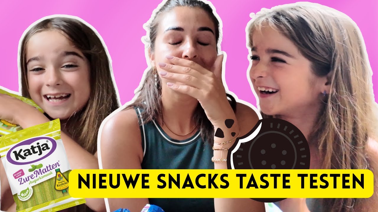 DIT SMAAKT NAAR AUGURKEN?! 😳 Snacktest loopt uit de hand!