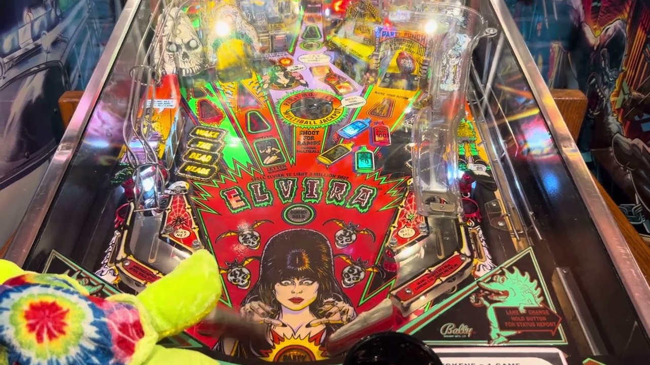 Bally Midway 1989 Elvira and the Party Monsters pinball machine at bit bar