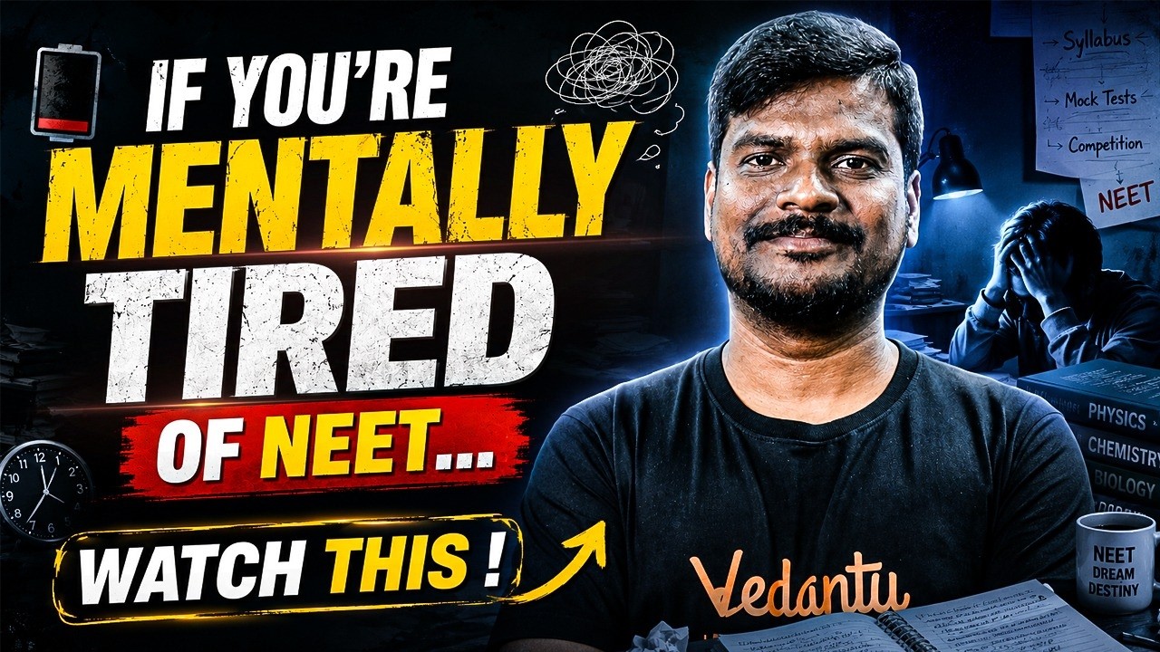 🧠 Mentally Tired of NEET? Watch This Before You Give Up! 🔥 | By Vijay Sir