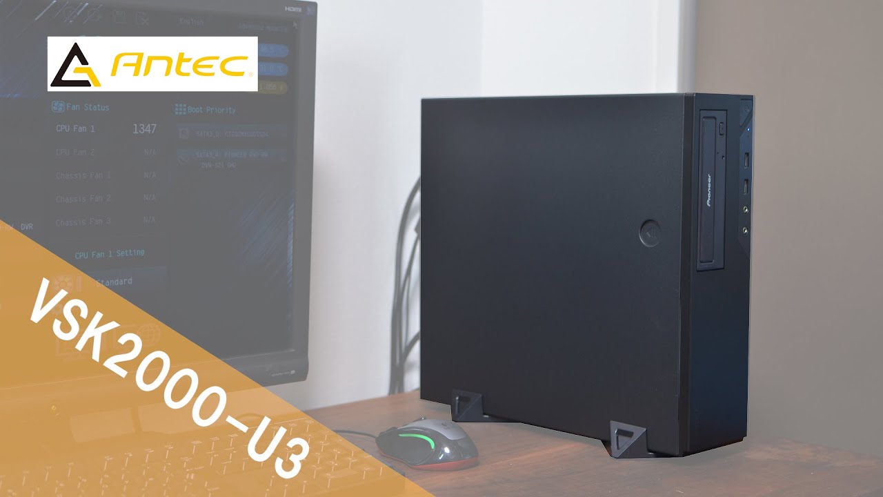 PCケースレビュー　アンテックのスリムケースVSK2000-U3