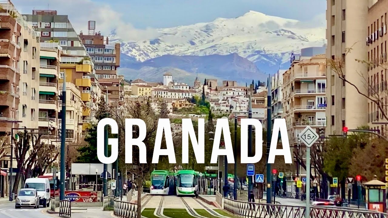 🇪🇸 Granada en 4K: Paseo primaveral por la Avenida de la Constitución hasta Villarejo 🚶‍♀️