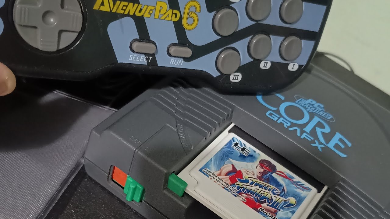 Street Fighter 2 CE (PC Engine) direto do console!