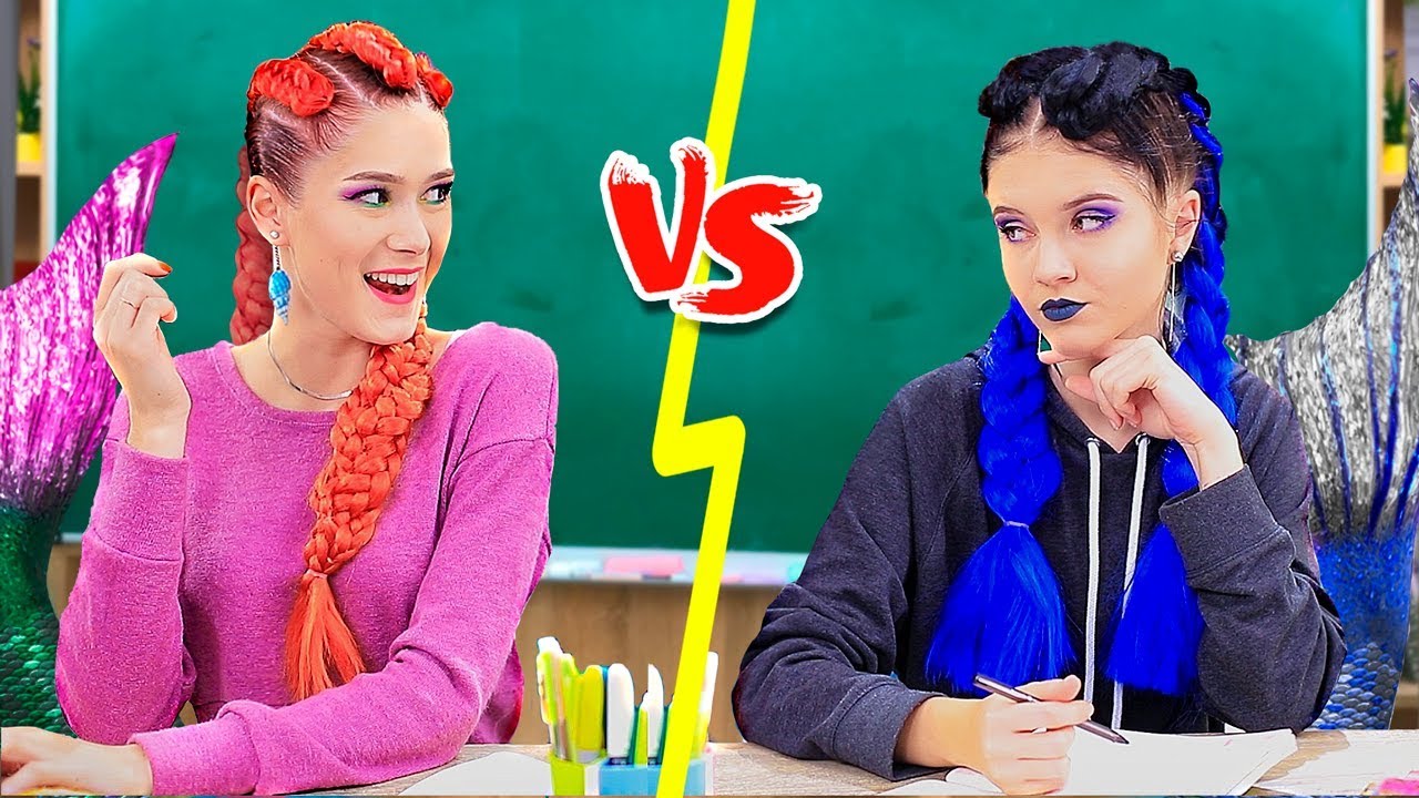 9 DIY Materiali Scolastici da Sirena Buona e da Sirena Cattiva