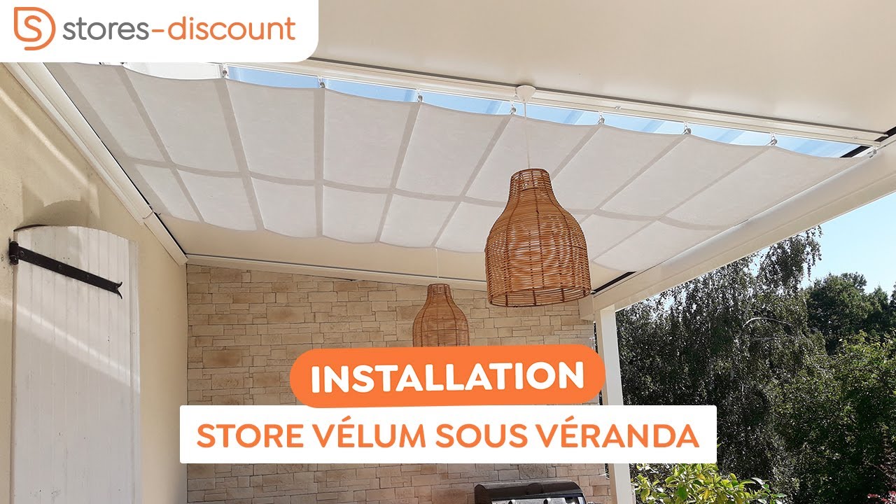 Pose d'un store vélum au plafond d'une véranda : comment faire ?