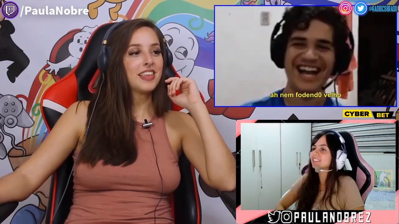 Paula Nobre react Jovens reagindo ao Gamer Aleatorio
