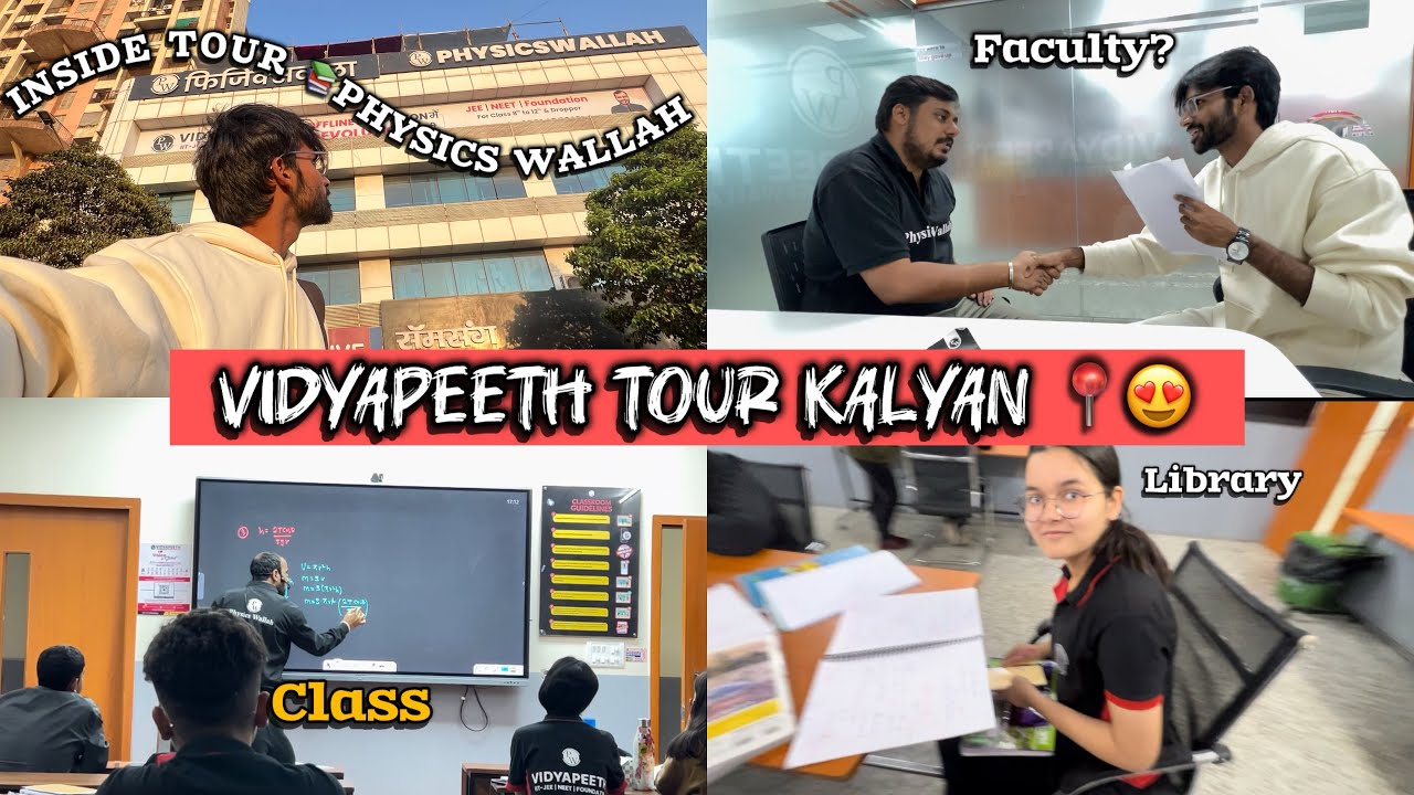 PW Vidyapeeth  Tour📍 In Kalyan || Mumbai || 📚😍 #vidyapeeth#pwtour#study #studyvlog