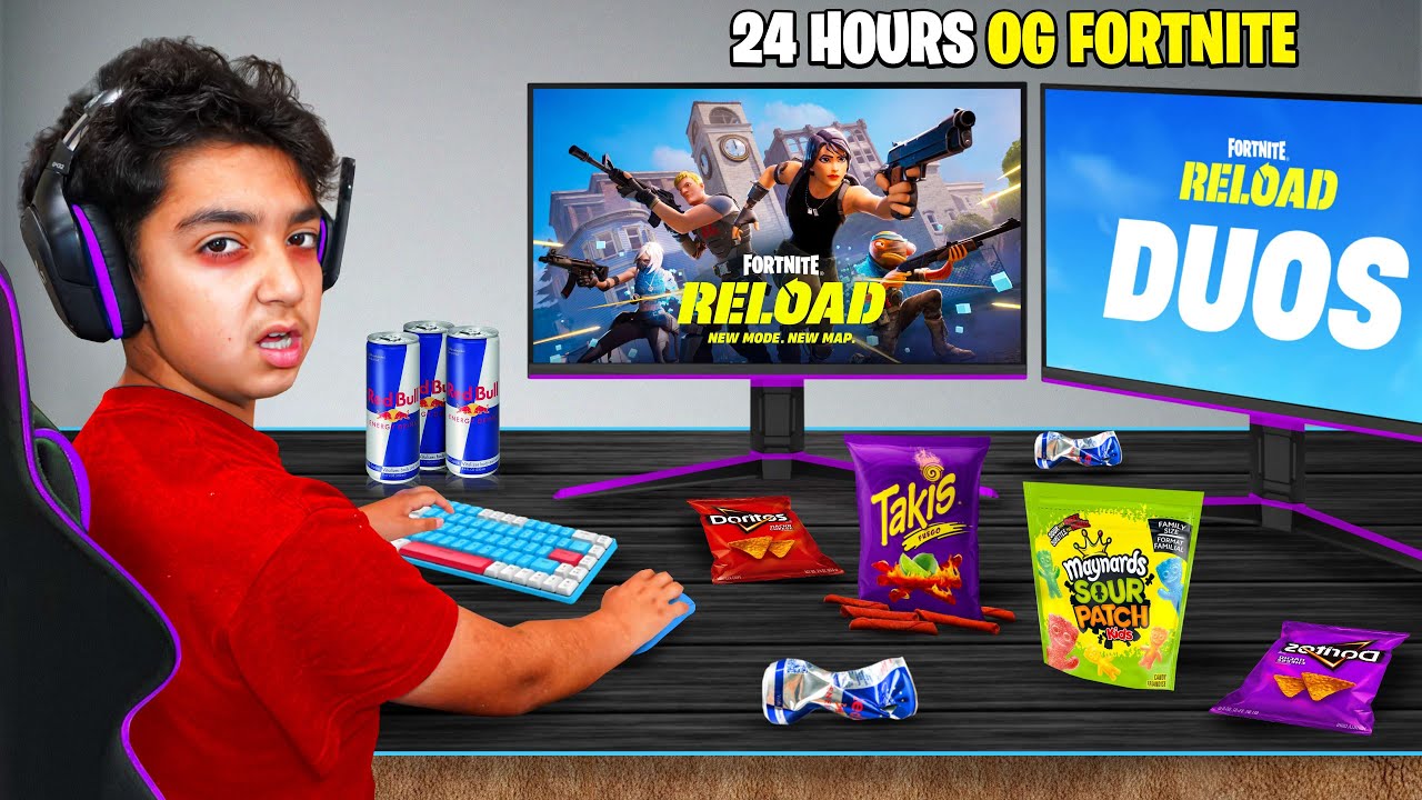 I Played OG Fortnite Reload In Duo Fills For 24 Hours...
