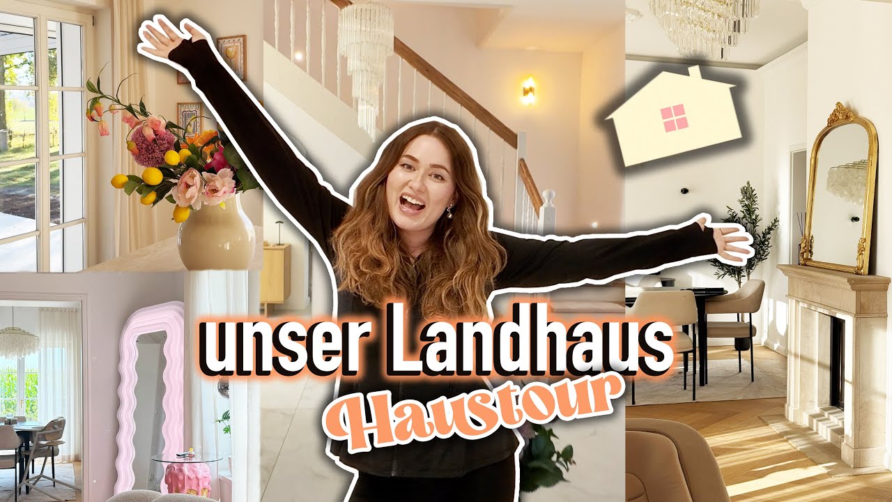 UNSERE LANDHAUS TOUR 🏡 BEFORE & AFTER ✨ - komplette Roomtour (Untergeschoss) | Sonny Loops