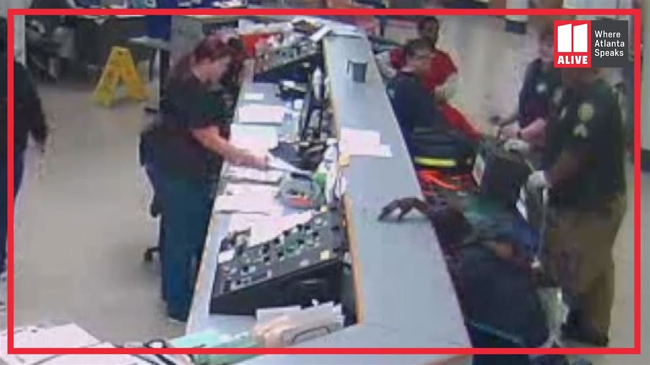 Secretary who watched man fall multiple times says she assumed “he couldn’t breathe”