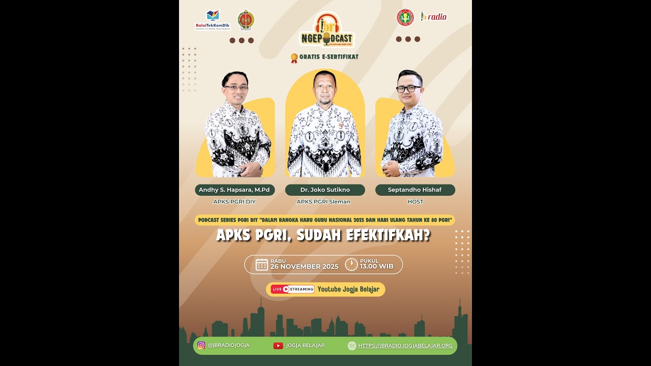 JBR NGEPODCAST | APKS PGRI, SUDAH EFEKTIFKAH?
