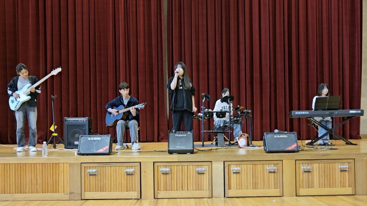 [초등교사] 2024학년도 밴드부 하반기 공연/겨울을 걷는다, Cruel Summer, 깊은 밤을 날아서, 비밀번호486, Magnetic, 스물다섯 스물하나, 예뻤어