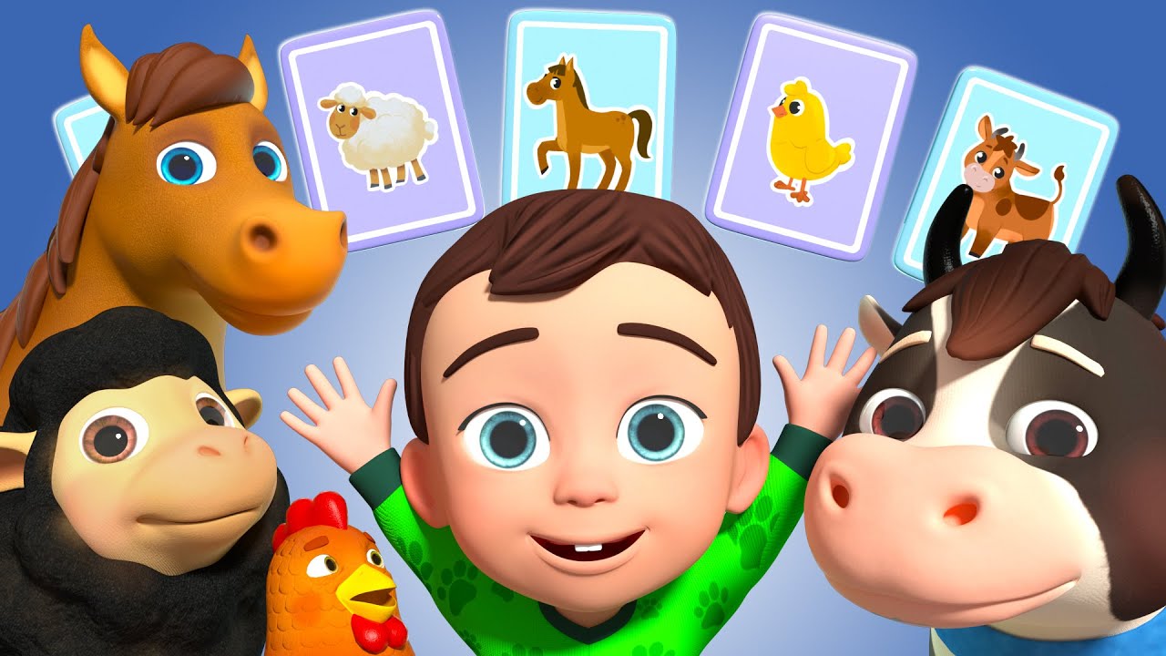 Learn Animal Sounds with Old MacDonald + More Lalafun Nursery Rhymes & Kids Songs