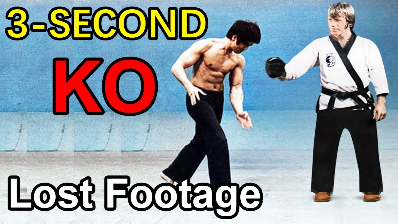 Bruce Lee KO Fastest Karate Champion in 3 Seconds | Rare Real Fight Footage
