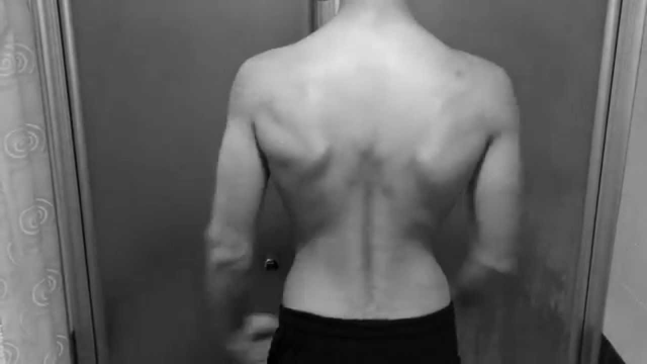 back double bicep 14 years old (short clip)