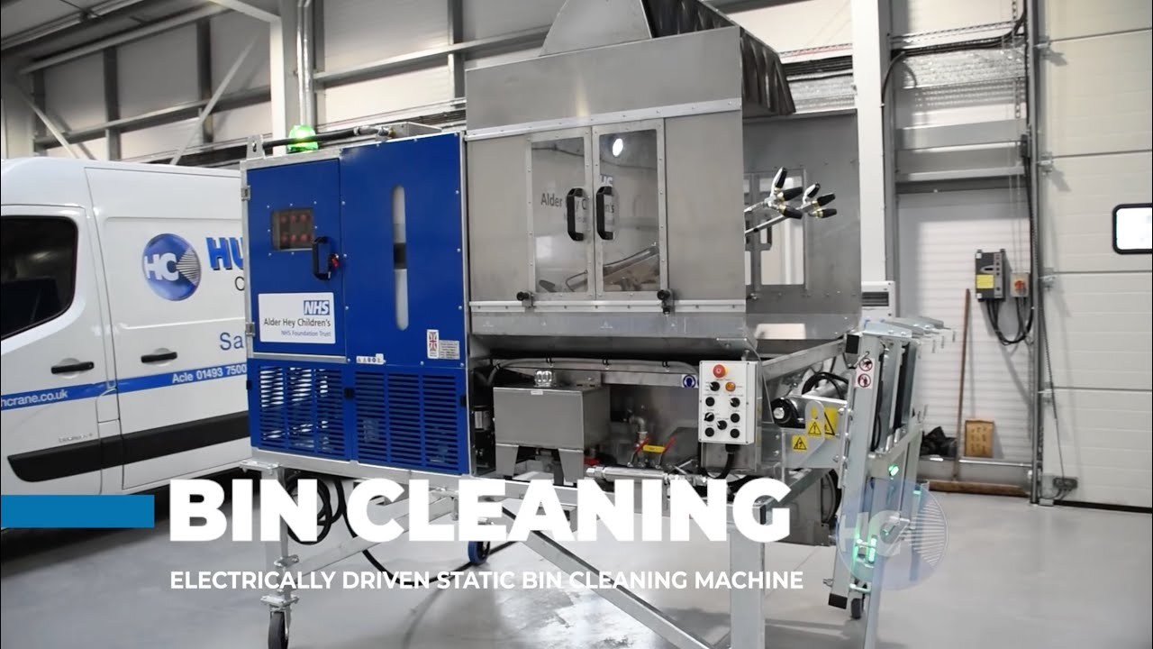 Hugh Crane- Electrically driven static bin cleaning machine.
