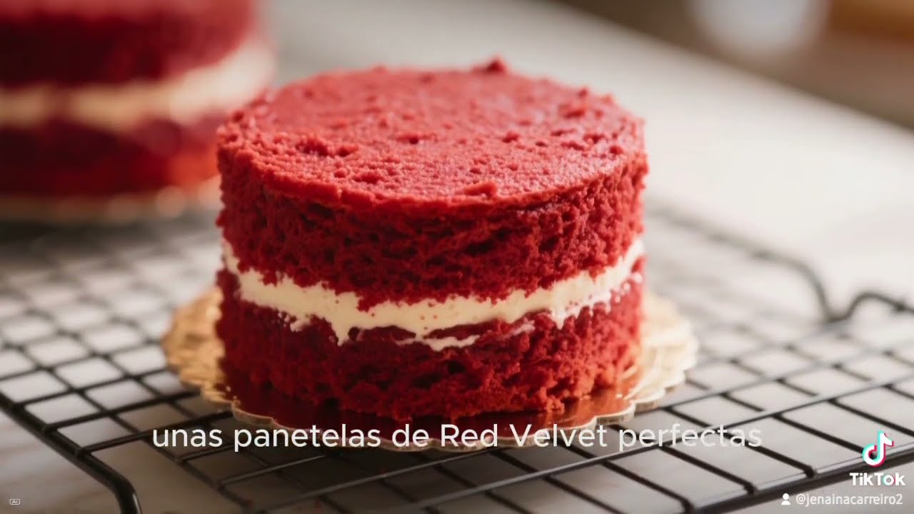 Pastel de red velvet muy sabroso  espero que les gusten #recetas #cakes