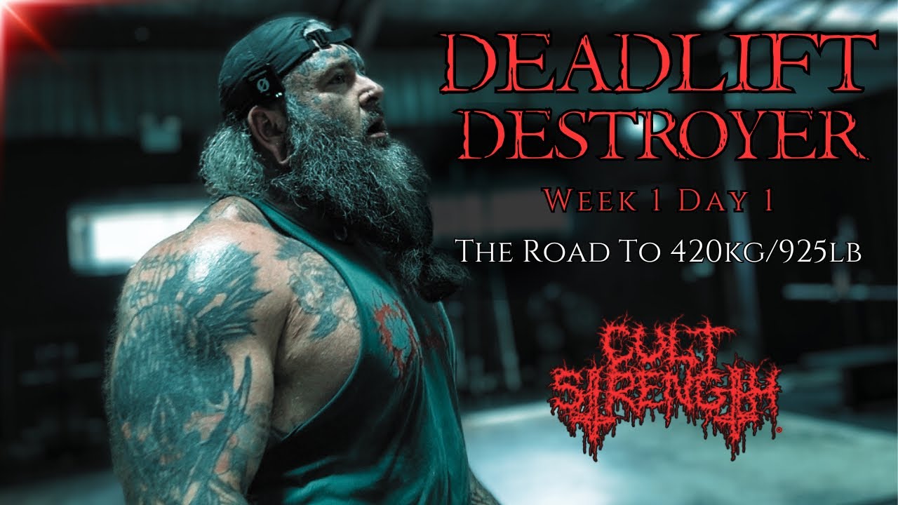 DEADLIFT DESTROYER - THE ROAD TO 420KG/925LB (Week 1 Day 1)