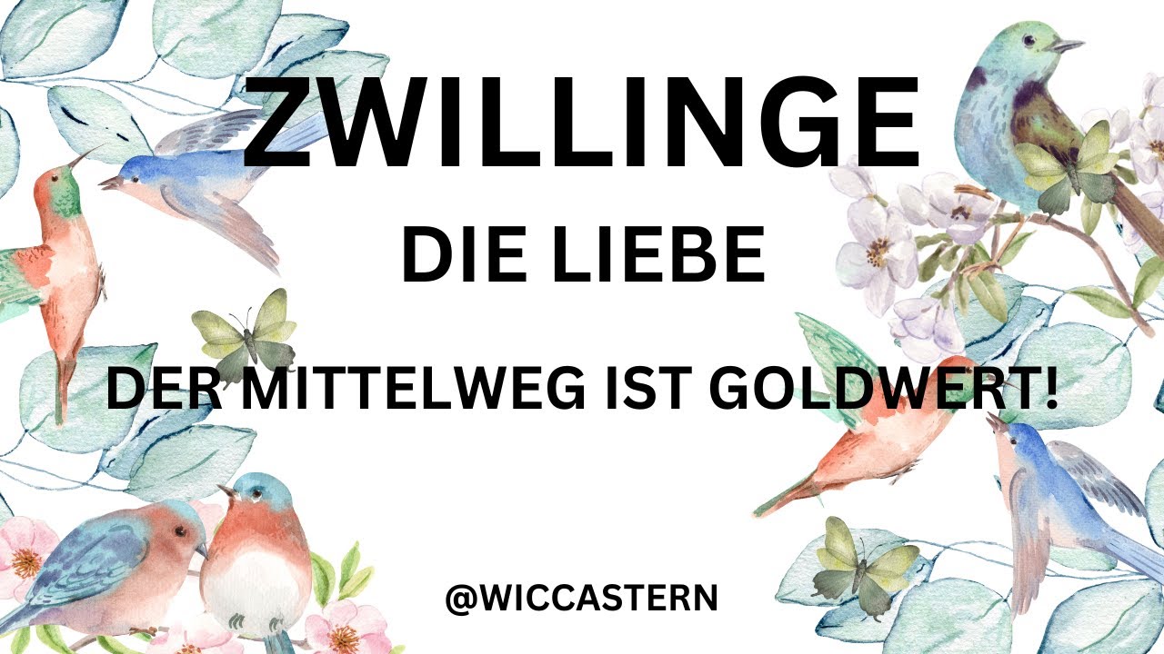 ZWILLINGE Tarot | DIE LIEBE | DEN GEMEINSAMEN MITTELWEG FINDEN IST GOLDWERT!