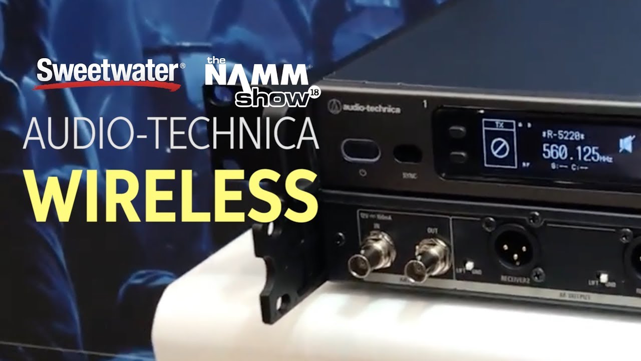 Audio-Technica 5000 & 3000 Series Wireless Systems at Winter NAMM 2018
