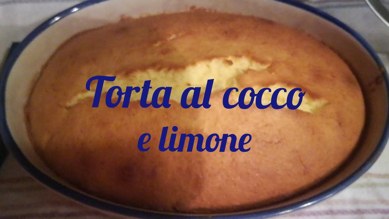 Come fare una torta al cocco e limone
