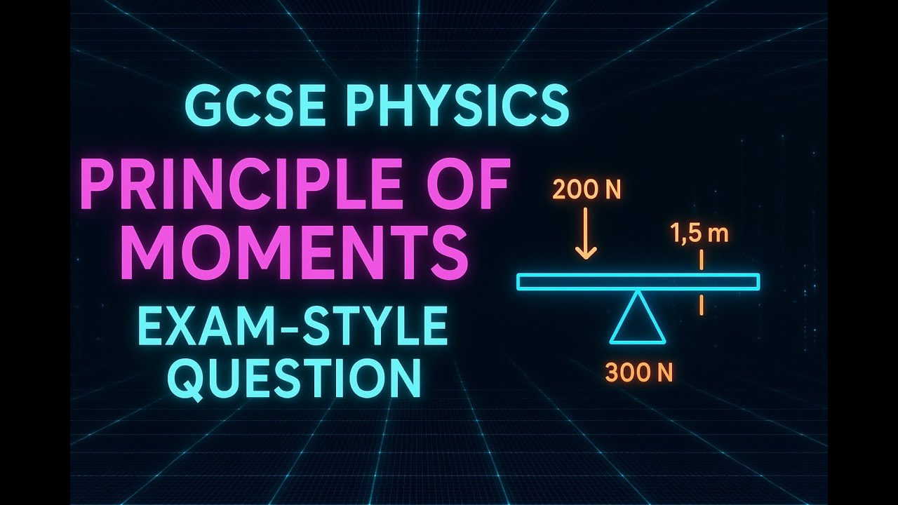 Exam-Style Moments Question | GCSE Physics Explained Step-by-Step