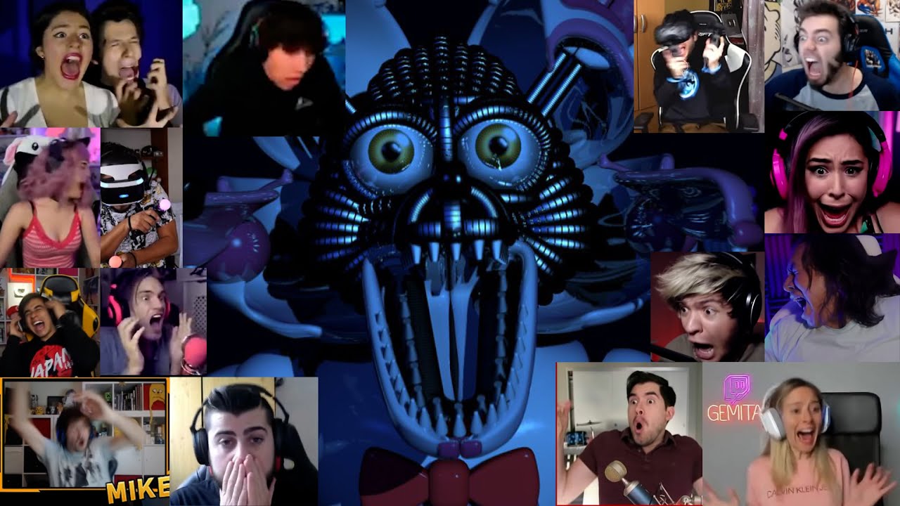Recopilación de Sustos 2 de fnaf 1,2,3,4,5,6,HW,SD (según mi opinión) part 2