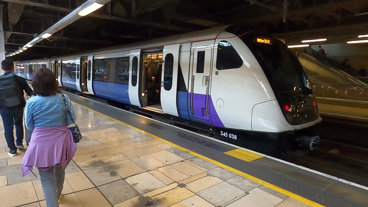 Elizabeth Line Full Journey from Paddington to Heathrow Airport Raw Video