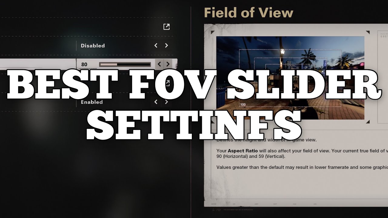 BEST FOV SLIDER SETTINGS ON COLD WAR! ( Call Of Duty Black Ops Cold War Beta )