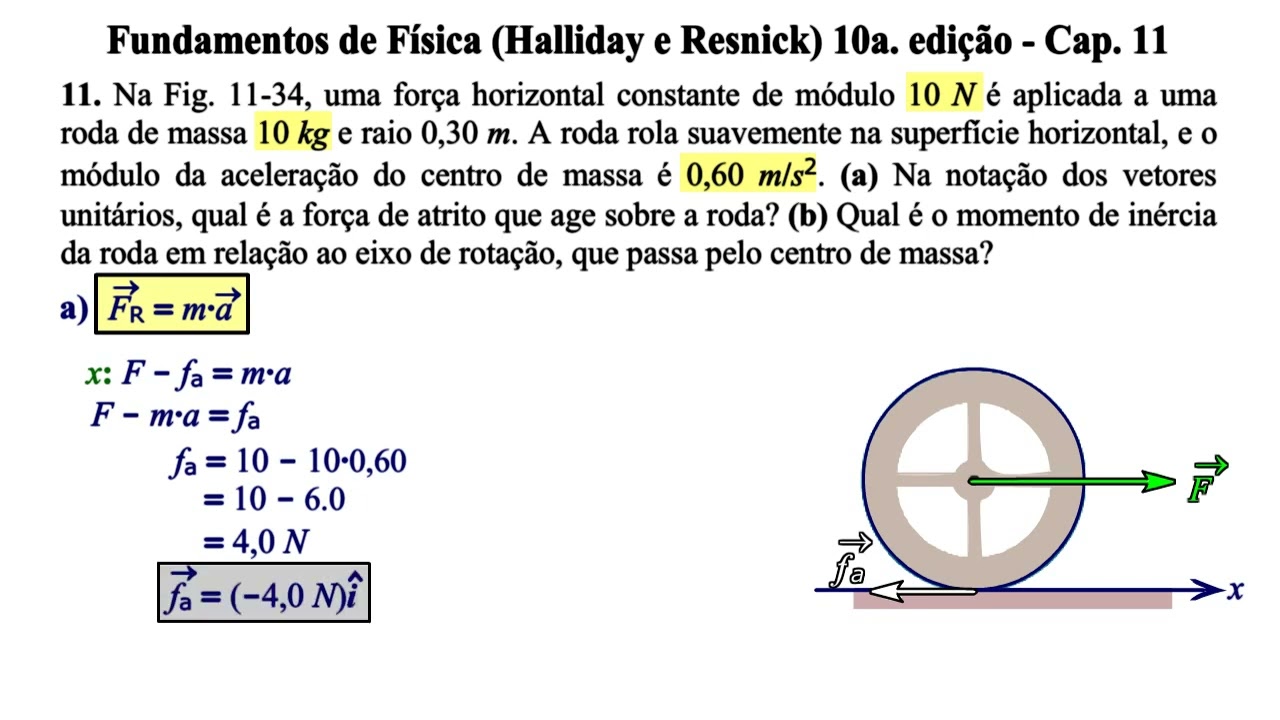 Aula 11 - Fundamentos de Física (Halliday e Resnick) 10a. Edição - Cap 11.