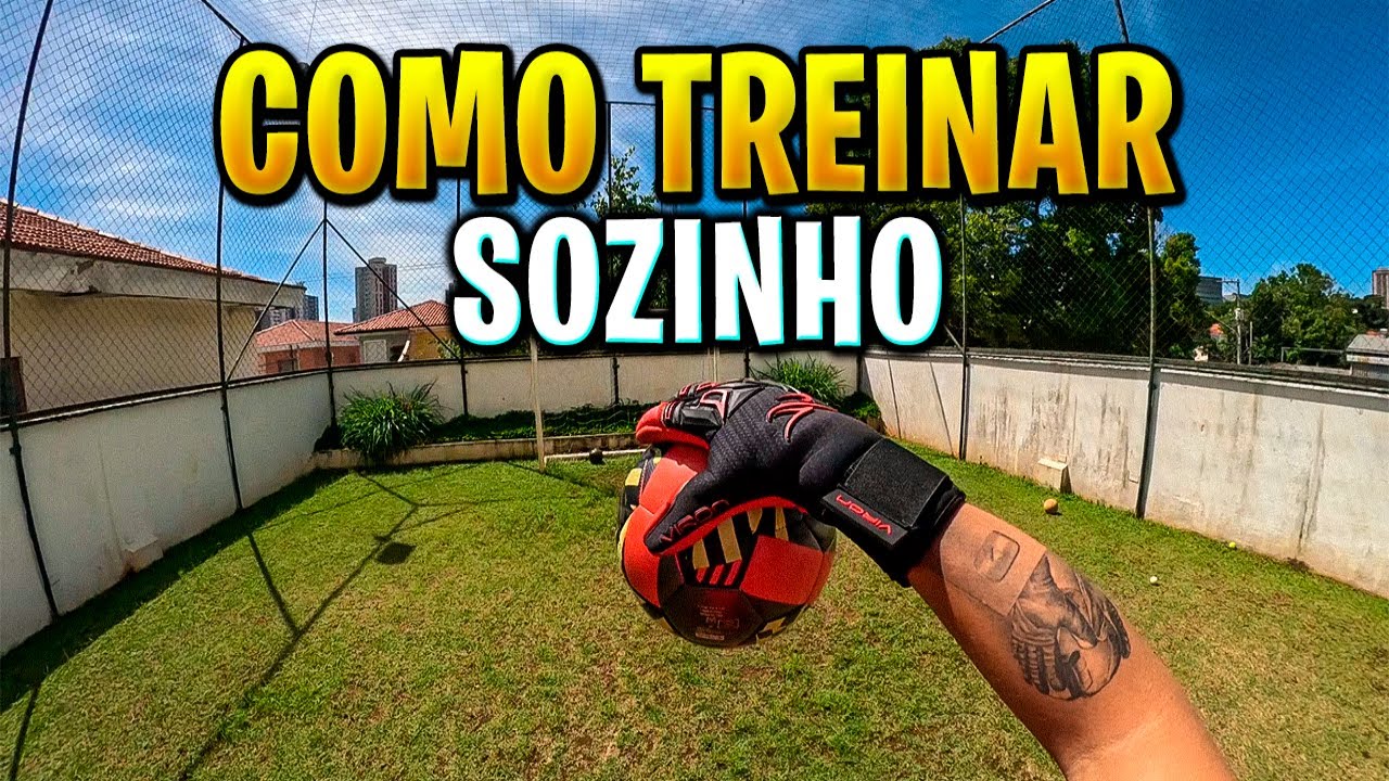 APRENDA A TREINAR SOZINHO NA VISÃO DO GOLEIRO!