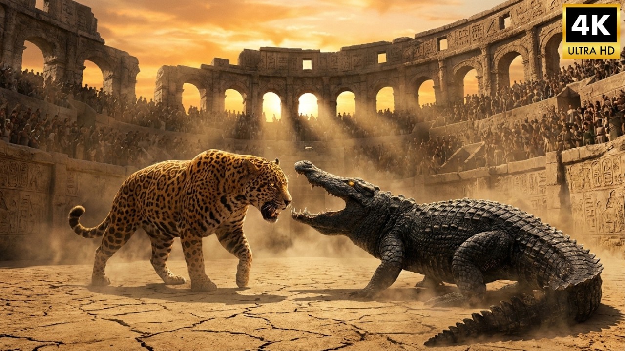 THE CLASH OF ANCIENT TITANS: Golden Jaguar vs. Shadowscale 🐆🐊
