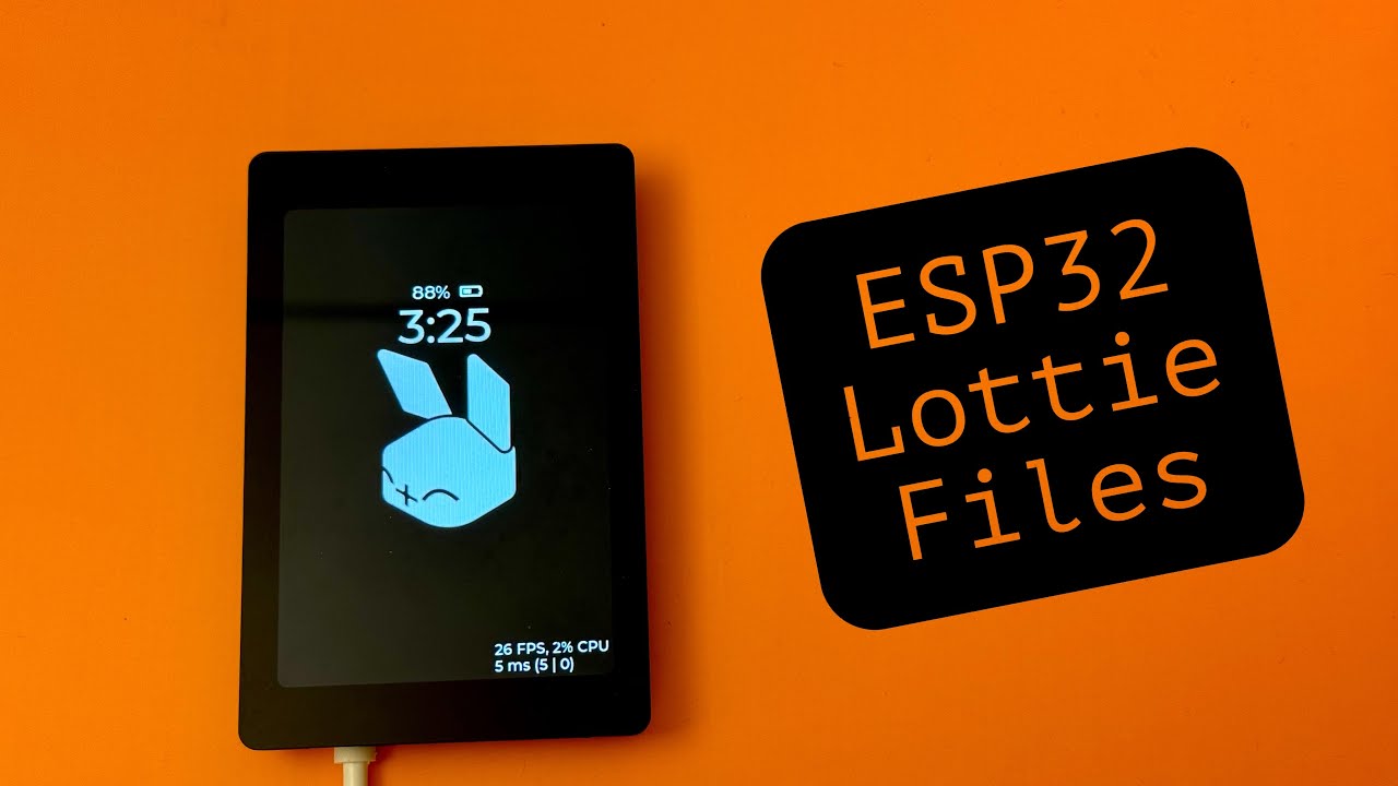 Using Lottie Animation with LVGL on ESP32 | Tutorial and Demo #LVGL #Lottie #ESP_IDF