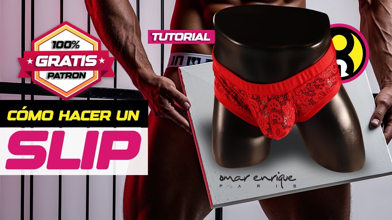  Como hacer un Slip  para hombre sexy - Tutorial,  paso a paso